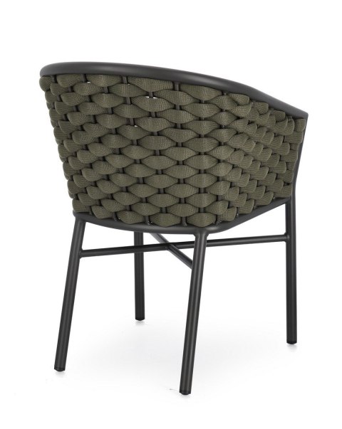 Bizzotto BIZZOTTO krzesło ogrodowe MARGALIDA szare / zielone