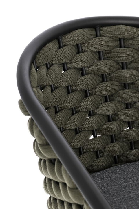 Bizzotto BIZZOTTO krzesło ogrodowe MARGALIDA szare / zielone