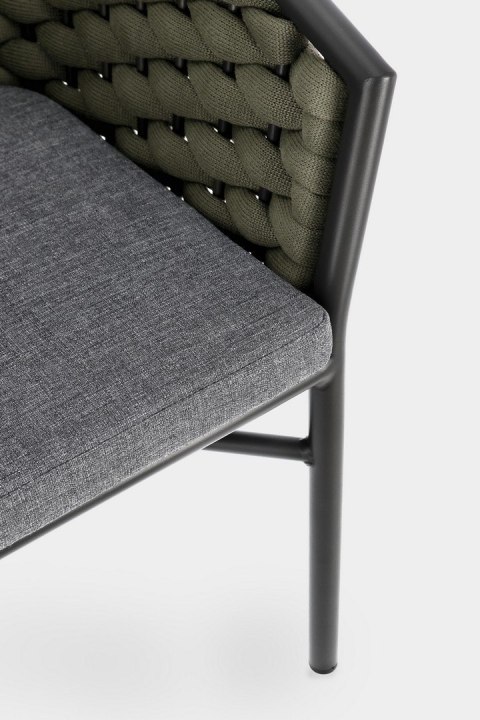 Bizzotto BIZZOTTO krzesło ogrodowe MARGALIDA szare / zielone