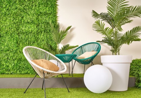 BIZZOTTO krzesło ogrodowe PARKER białe