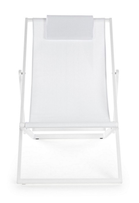 Bizzotto BIZZOTTO leżak ogrodowy składany TAYLOR biały