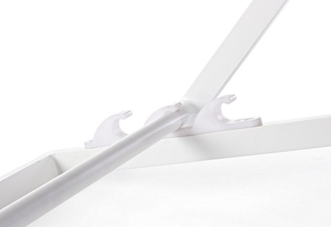 Bizzotto BIZZOTTO leżak ogrodowy składany TAYLOR biały