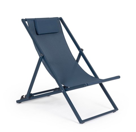 Bizzotto BIZZOTTO leżak ogrodowy składany TAYLOR niebieski