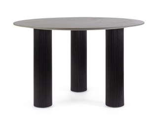 BIZZOTTO stół jadalniany BAMIRA 120 czarny