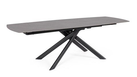 BIZZOTTO stół ogrodowy JOAKIM 160-240 czarny / rozkładany