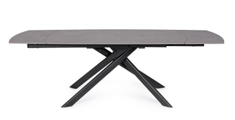 BIZZOTTO stół ogrodowy JOAKIM 160-240 czarny / rozkładany