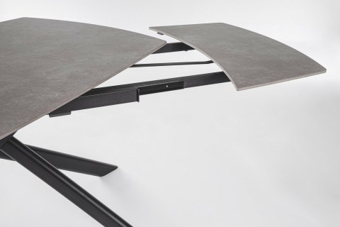 BIZZOTTO stół ogrodowy JOAKIM 160-240 czarny / rozkładany