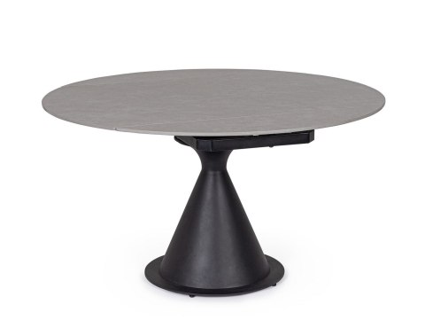 BIZZOTTO stół ogrodowy JONNI 85-135 czarny / rozkładany