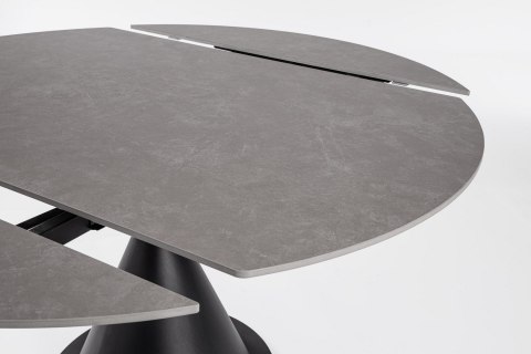 BIZZOTTO stół ogrodowy JONNI 85-135 czarny / rozkładany