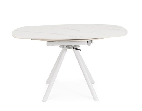 Bizzotto BIZZOTTO stół ogrodowy RAUNI 87-135 biały / rozkładany