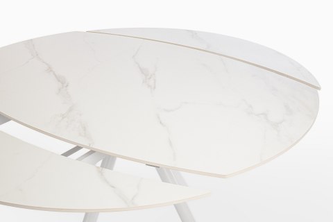 Bizzotto BIZZOTTO stół ogrodowy RAUNI 87-135 biały / rozkładany