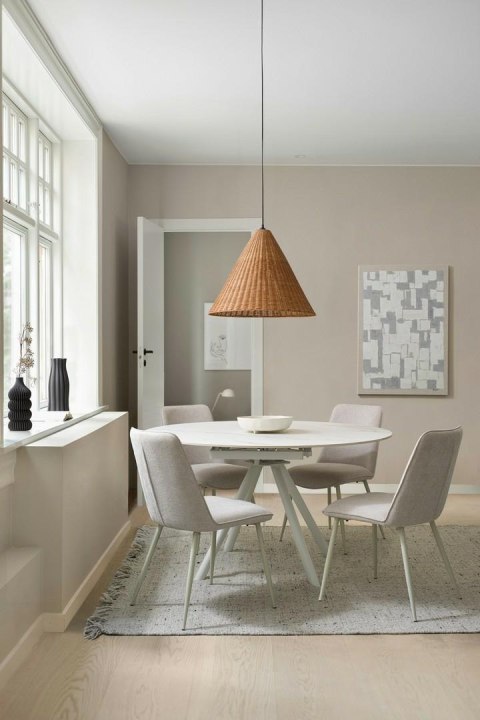 Bizzotto BIZZOTTO stół ogrodowy RAUNI 87-135 biały / rozkładany