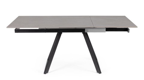 BIZZOTTO stół ogrodowy REETA 120-180 szary / rozkładany