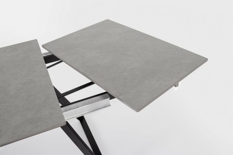 BIZZOTTO stół ogrodowy REETA 120-180 szary / rozkładany