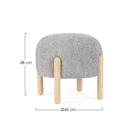 Bizzotto BIZZOTTO stołek DAYLA szary