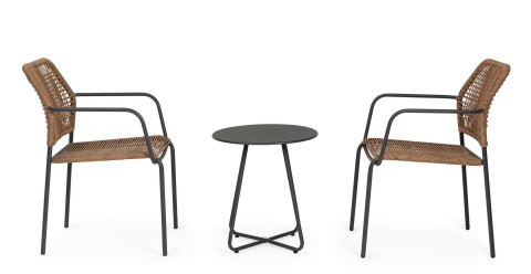 BIZZOTTO stolik ogrodowy JABLE szary