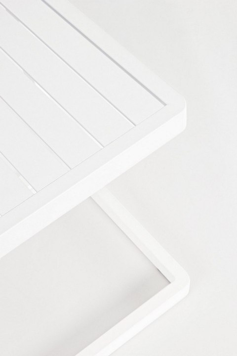 BIZZOTTO stolik ogrodowy KONNOR biały