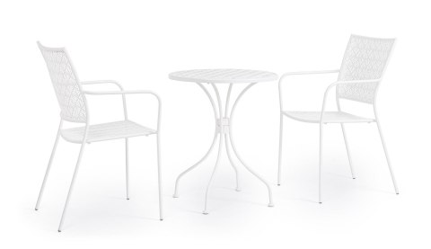 BIZZOTTO stolik ogrodowy LIZETTE biały