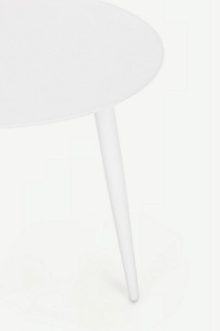 BIZZOTTO stolik ogrodowy RIDLEY biały