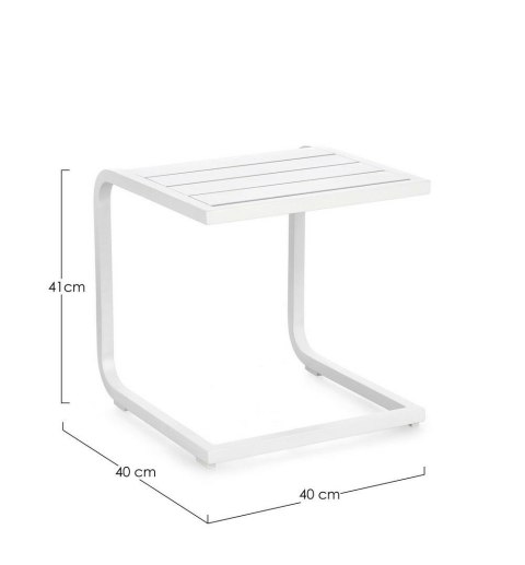 BIZZOTTO stolik ogrodowy TAYLOR 40 biały