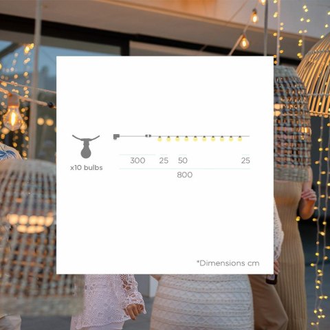 NEW GARDEN girlanda ogrodowa ALLEGRA czarna