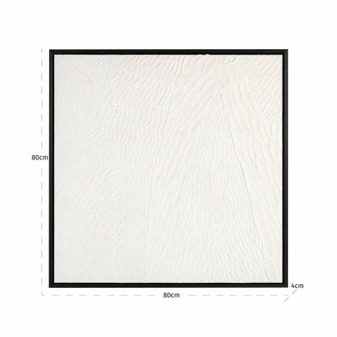 RICHMOND obraz JANELL 80x80 cm biały
