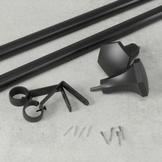 Umbra UMBRA karnisz SITA 183 - 366 cm czarny