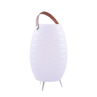 AZZARDO AZZARDO lampa podłogowa BOOMBOX BUCKET RGBW z pilotem biała