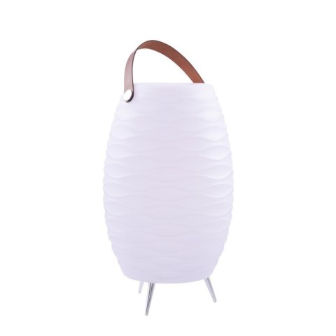 AZZARDO AZZARDO lampa podłogowa BOOMBOX BUCKET RGBW z pilotem biała