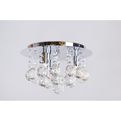 AZZARDO AZZARDO lampa sufitowa / plafon BOLLA 25 chromowana