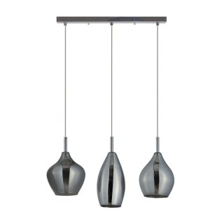 AZZARDO AZZARDO lampa wisząca AMBER MILANO 3 chromowana