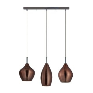 AZZARDO AZZARDO lampa wisząca AMBER MILANO 3 miedziana