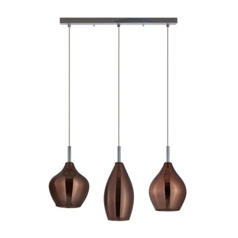 AZZARDO AZZARDO lampa wisząca AMBER MILANO 3 miedziana