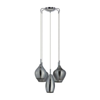 AZZARDO AZZARDO lampa wisząca AMBER MILANO 5 chromowana