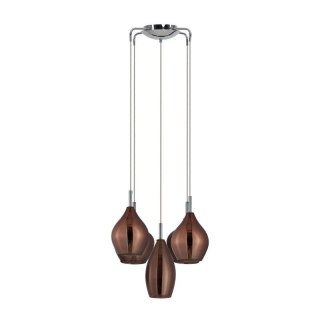 AZZARDO AZZARDO lampa wisząca AMBER MILANO 5 miedziana