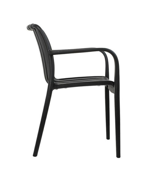 Modesto Design MODESTO zestaw 6 krzeseł STRIPS ARM czarny