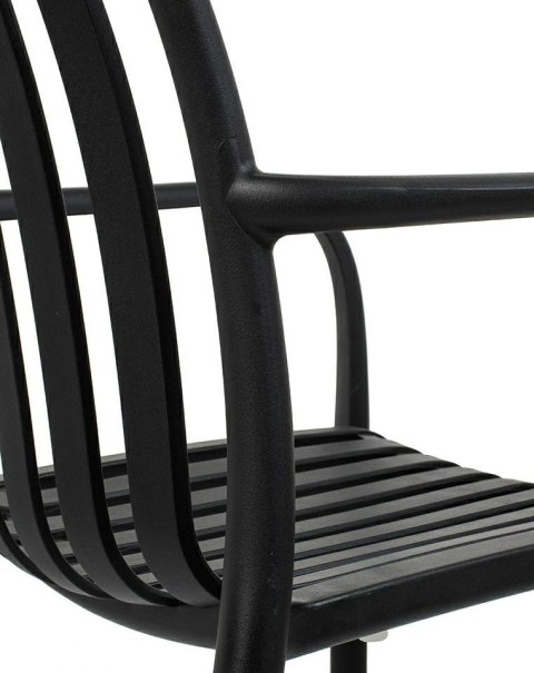 Modesto Design MODESTO zestaw 6 krzeseł STRIPS ARM czarny