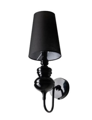 AZZARDO AZZARDO lampa ścienna BAROCO czarna