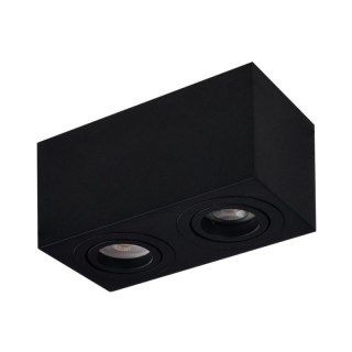 AZZARDO AZZARDO lampa sufitowa / plafon BRANT 2 SQUARE czarna