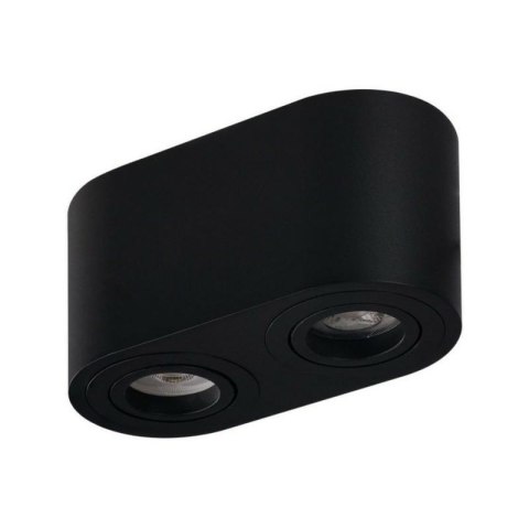AZZARDO AZZARDO lampa sufitowa / plafon BRANT 2 czarna