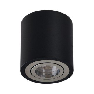 AZZARDO AZZARDO lampa sufitowa / plafon BRANT czarna / chromowana