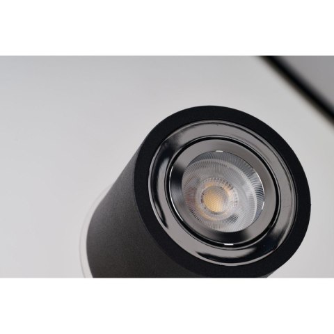 AZZARDO AZZARDO lampa sufitowa / plafon BRANT czarna / chromowana