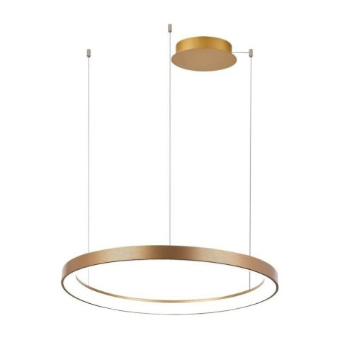 AZZARDO AZZARDO lampa wisząca AGNES 58 DIMM CCT SWITCH złota