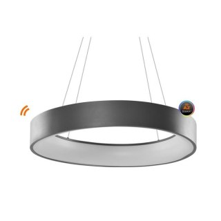 AZZARDO AZZARDO lampa wisząca SOLVENT R 110 CCT SMART z pilotem szara