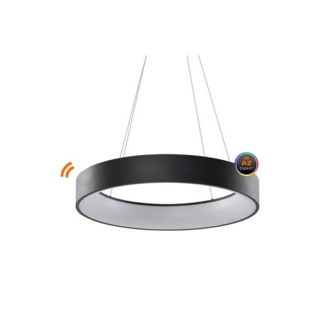 AZZARDO AZZARDO lampa wisząca SOLVENT R 80 CCT SMART z pilotem czarna