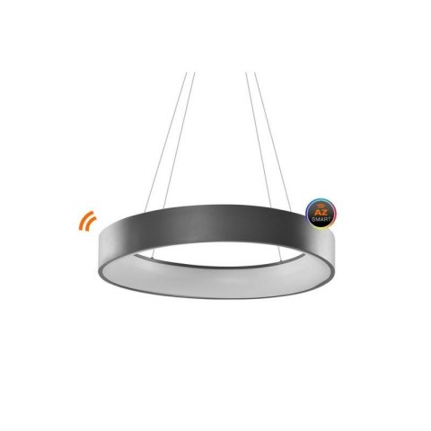 AZZARDO AZZARDO lampa wisząca SOLVENT R 80 CCT SMART z pilotem szara
