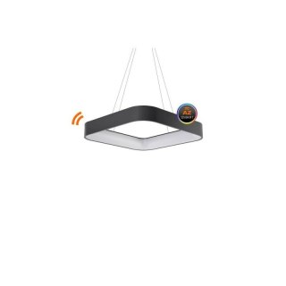 AZZARDO AZZARDO lampa wisząca SOLVENT S 60 CCT SMART z pilotem szara