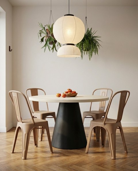 King Home Zestaw 6 Krzeseł TOWER PARIS PP UV brązowe