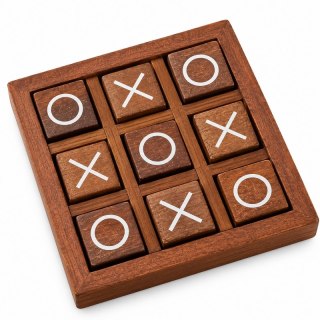 SHP Gra / dekoracja kółko krzyżyk SHP XOXO brązowa