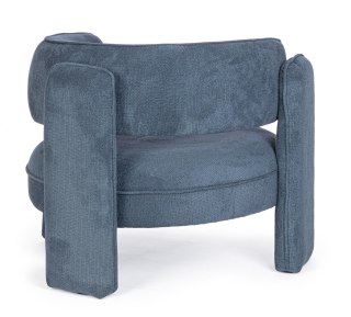 BIZZOTTO fotel AISHA niebieski